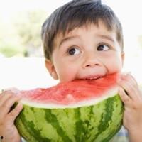 吃瓜头像孩子图片,吃瓜头像与孩子纯真的视觉对话